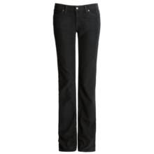 Agave Nectar Goddess Moleskin Jeans - Relaxed Fit, Bootcut (For Women) in Black Shasta Moleskin - Closeouts