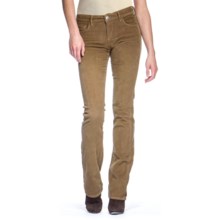 Agave Nectar Linea Newcomb’s Ranch Stretch Corduroy Pants - Classic Fit, Baby Bootcut (For Women) in Otter - Closeouts