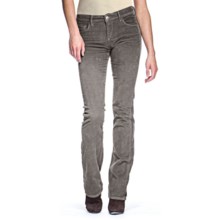 Agave Nectar Linea Newcomb’s Ranch Stretch Corduroy Pants - Classic Fit, Baby Bootcut (For Women) in Pewter - Closeouts