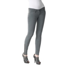 Agave Nectar Moda Santa Barbara Super Stretch Jeggings - Low Rise, Ankle Zips (For Women) in Santa Barbara Stretch - Closeouts