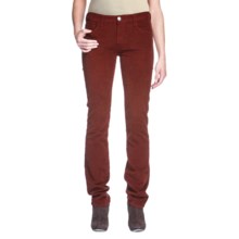 Agave Nectar Paloma Newcomb’s Ranch Stretch Corduroy Pants - Classic Fit, Skinny Leg (For Women) in Zinfandel - Closeouts