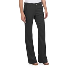 Agave Nectar Patrona Flared Pants - Trouser Fit (For Women) in Jet Black - Closeouts