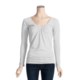 Agave Nectar Pinot Shirt - Gathered V-Neck, Long Sleeve (For Women)