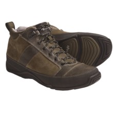 Ahnu Cole Mid Shoes - Leather (For Men) in Dark Olive - Closeouts