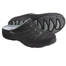 Ahnu Marina Clogs - Nubuck (For Women) in Black - Closeouts