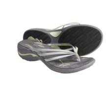 Ahnu Sonoma Thong Sandals - Leather (For Women) in Foam Green - Closeouts