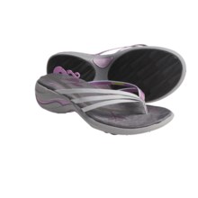 Ahnu Sonoma Thong Sandals - Leather (For Women) in Violet - Closeouts