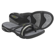 Ahnu Tomales Sandals - Leather (For Women) in Black - Closeouts