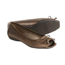 AK Anne Klein Sport Illusion Mesh Shoes - Leather, Flats (For Women) in Dk Bronze - Closeouts
