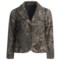 Black Multi A.K.A. Woman Textured Paisley Jacket - Swing (For Women)