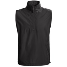 AKWA Wind Vest - Zip Neck (For Men) in Black - Closeouts