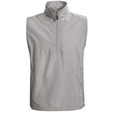 AKWA Wind Vest - Zip Neck (For Men) in Light Grey - Closeouts