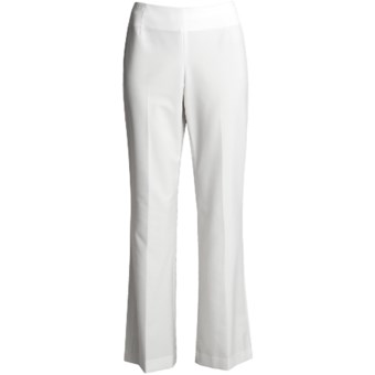 Alex New York No-Waistband Pants - Side Zip (For Women) in White