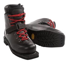Alico Telemark Ski Boots - Mod Double - 75 mm (For Men) in Black - Closeouts