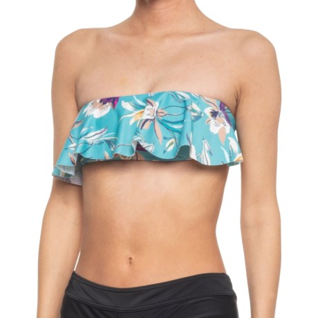 SISSTR Alima Bandeau Bikini Top (For Women) - STONE BLUE (XS )
