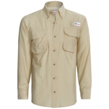 All American Fisherman High-Performance Shirt - Long Roll-Up Sleeve (For Men) in Tan - Closeouts