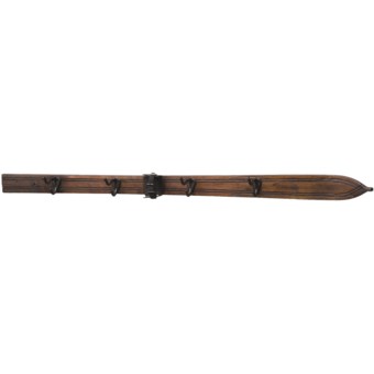 All Resort Furnishings Ski Coat Rack - Ash Wood in Natural
