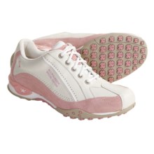 Allrounder by Mephisto Wish Sneakers - Leather and Suede (For Women) in Pink/White - Closeouts
