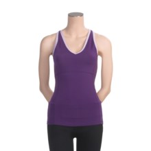 Alo High-Performance Tank Top - Built-in Bra, Racerback (For Women) in Deep Purple/Lupine - Closeouts