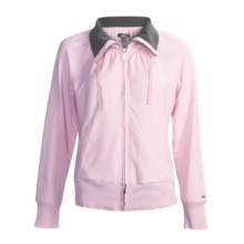 Alo Relax Zip Jacket (For Women) in Powder Pink - Closeouts