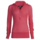 Alo Relaxed Hoodie Shirt - Button Front, Long Sleeve (For Women)