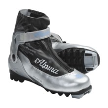 Alpina T20 Eve Plus Cross-Country Ski Boots (For Women) in Silver/Black/Blue - Closeouts