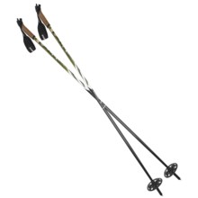 Alpina Woody Nordic Ski Poles - Pair in Brown - Closeouts