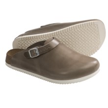 Alpro by Birkenstock C 115 Super Grip Clogs - Leather (For Men and Women) in Grey - Closeouts