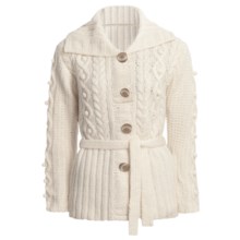 ALPS Anniker Cardigan Sweater (For Women) in Aran - Closeouts