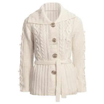 ALPS Anniker Cardigan Sweater (For Women) in Aran