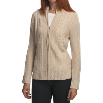 ALPS Ashley Falls Cardigan Sweater (For Women) in Linen