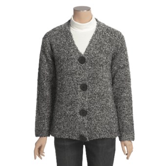ALPS Cordelia Cardigan Sweater (For Women) in Raven
