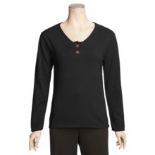 ALPS Freestyle Henley Sweater - V-Neck (For Women) in Black - Closeouts