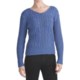 ALPS Laurelei Cable-Knit Sweater - Cotton, V-Neck (For Women)