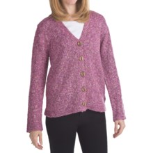 ALPS Songbird Tweed Cardigan Sweater (For Women) in Primrose - Closeouts