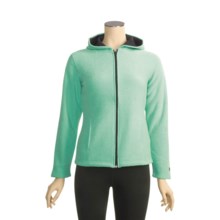 ALPS Starlight Hooded Jacket - Boucle Fleece (For Women) in Sea Spray - Closeouts