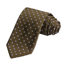 Altea Diamond Tie - Silk-Cotton (For Men) in Moss - Closeouts