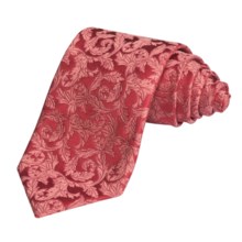 Altea Fall Paisley Tie - Silk (For Men) in Red/Coral - Closeouts