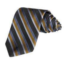 Altea Track Stripe Tie (For Men) in Mustard - Closeouts
