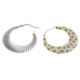 Aluma USA Animal Print Hoop Earrings - Reversible, Sterling Silver