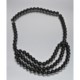 Aluma USA Convertible Black Agate Necklace