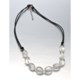 Aluma USA Gemstone and Leather Necklace - 18
