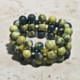 Aluma USA Jasper 5-Strand Stretchy Bracelet