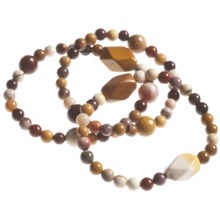 Aluma USA Mookaite Bracelet Set - 3-Piece in Mookaite - Closeouts