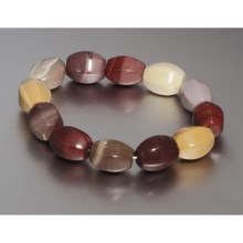 Aluma USA Mookaite Jasper Stretch Bracelet in Mookaite Jasper - Closeouts