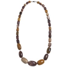 Aluma USA Mookaite Long Necklace in Mookaite - Closeouts