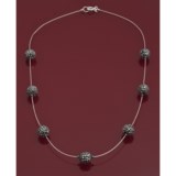 Aluma USA Pave Crystal Floating Necklace - 20”