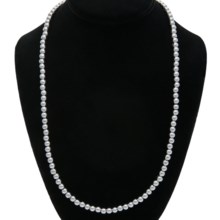 76%OFF 女性のネックレス Aluma米国ステンレススチールビーズネックレス - 24 Aluma USA Stainless Steel Bead Necklace - 24画像