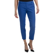 Amanda + Chelsea Ankle Pants (For Plus Size Women) in French Blue - Closeouts