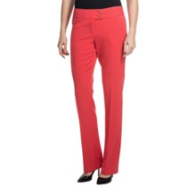 Amanda + Chelsea Contour Waist Baby Boot Pants (For Women) in Fruit Punch - Closeouts